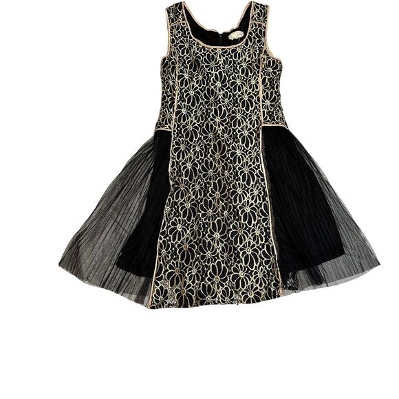 A'reve Black Embroidered Lace Dress - Picture 2 of 4